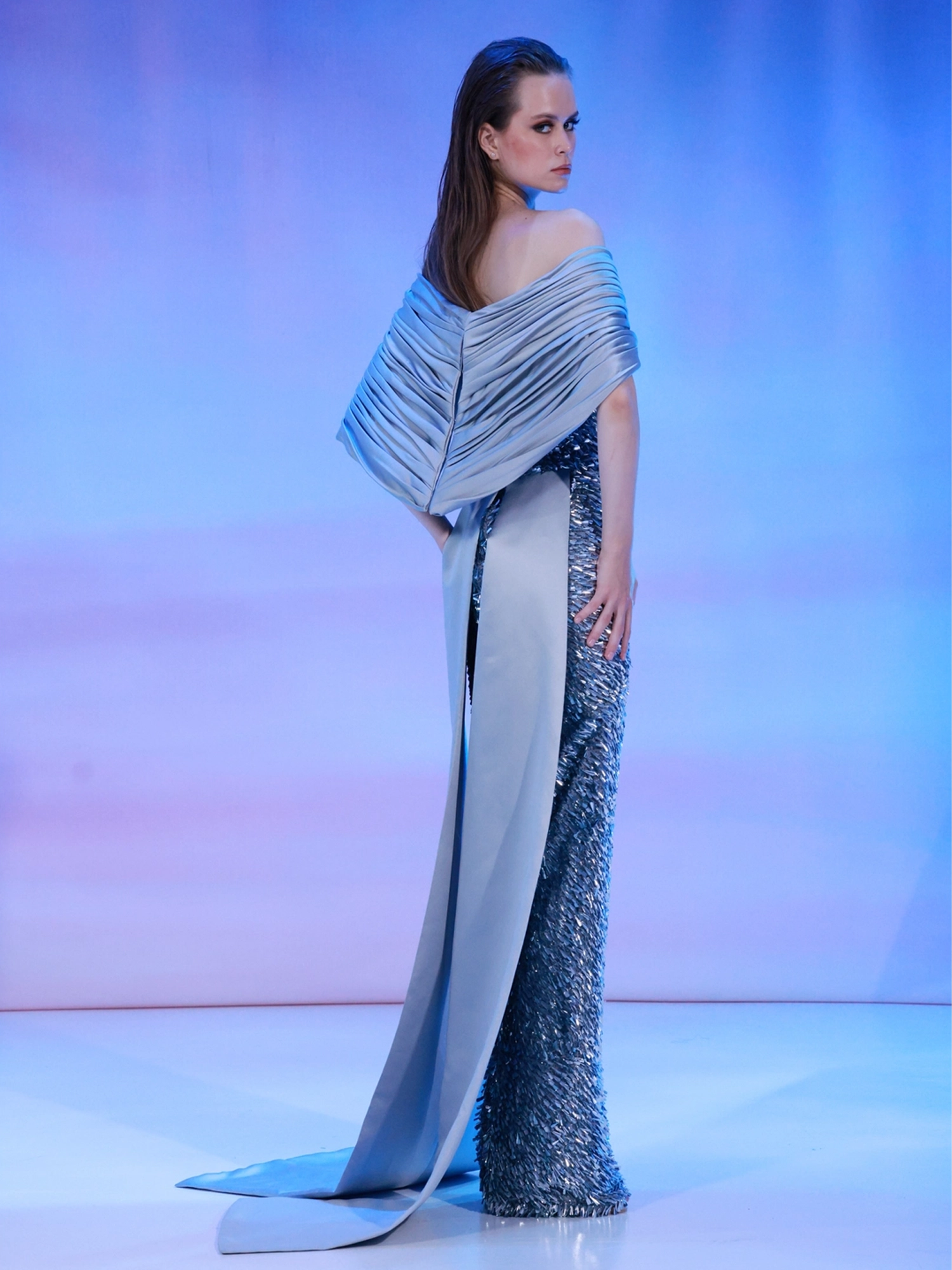 SS156 - Silver sequins dressSilver US 01